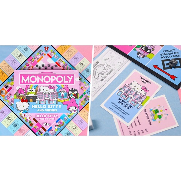 MONOPOLY®: Hello Kitty® & Friends NWT Limited Special Edition - Picture 8 of 11